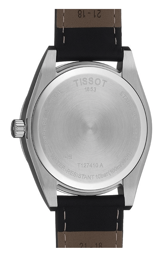 Tissot Gentleman Black Dial Black Leather Strap Watch For Men - T127.410.16.051.00 Buy Now By Tissot