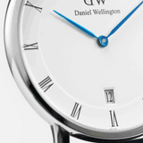Daniel Wellington Dapper St Mawes White Dial Brown Leather Strap Watch For Women - DW00100095 Buy Now By Daniel Wellington