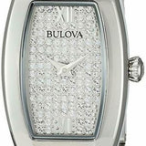 Bulova Crystal Collection Silver Dial Silver Steel Strap Watch for Women - 96L235 Buy Now By Bulova