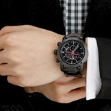 Burberry Sport Chronograph Black Dial Black Steel Strap Watch for Men - BU7703 Buy Now By Burberry
