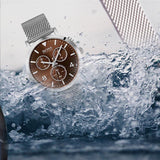 Hugo Boss Spirit Brown Dial Silver Mesh Bracelet Watch for Men - 1513694 Buy Now By Hugo Boss