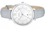 Fossil Jacqueline White Dial Light Blue Leather Strap Watch for Women - ES3821 Buy Now By Fossil