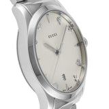 Gucci G Timeless White Dial Silver Steel Strap Watch For Women - YA1264028A Buy Now By Gucci