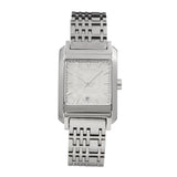 Burberry Nova Check Square White Dial Silver Steel Strap Watch for Women - BU1572 Buy Now By Burberry
