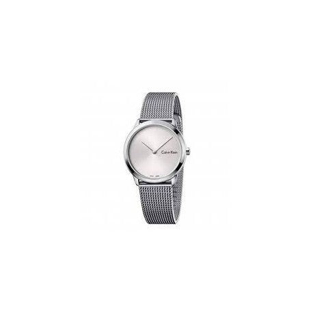 Calvin Klein Minimal Silver Dial Silver Mesh Bracelet Watch for Men - K3M211Y6 Buy Now By Calvin Klein