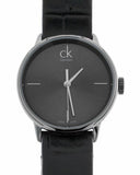 Calvin Klein Accent Black Dial Black Leather Strap Watch for Women - K2Y2Y1C3 Buy Now By Calvin Klein