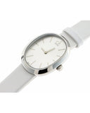 Calvin Klein Incentive White Dial White Leather Strap Watch for Women - K3P231L6 Buy Now By Calvin Klein