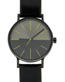 Calvin Klein Boost Black Dial Black Leather Strap Watch for Men - K7Y214CL Buy Now By Calvin Klein