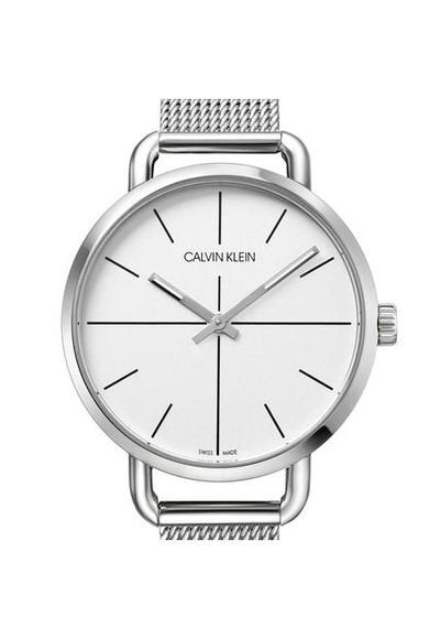 Calvin Klein Even White Dial Silver Mesh Bracelet Watch for Women - K7B23126 Buy Now By Calvin Klein