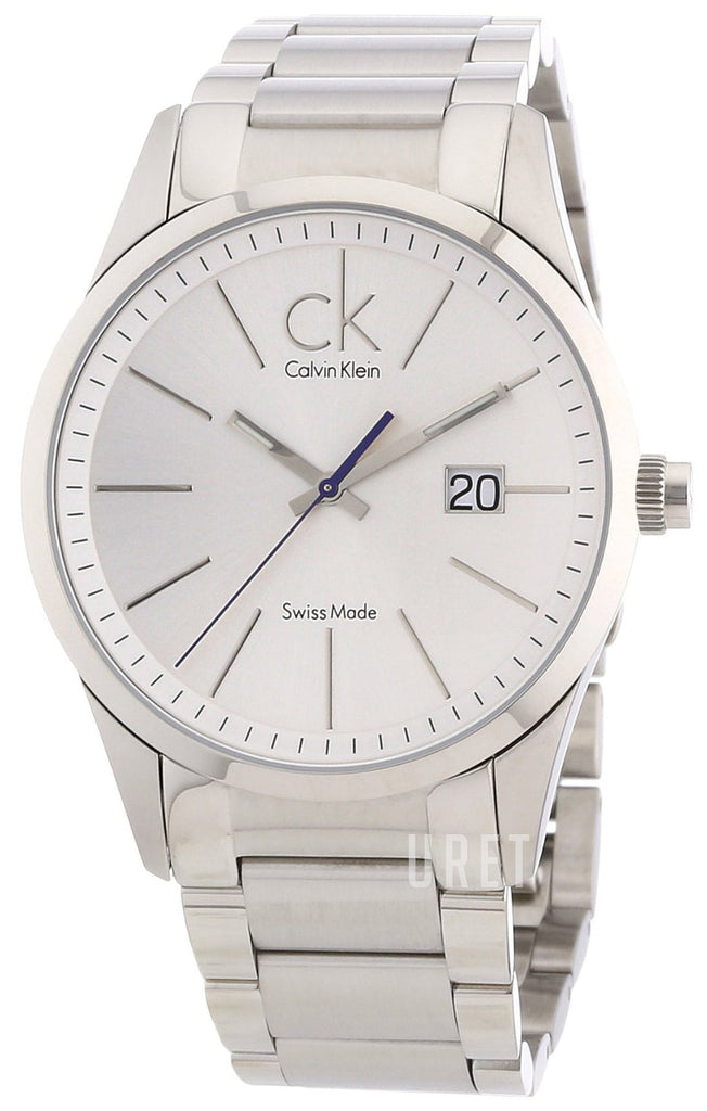 Calvin Klein Bold White Dial Silver Steel Strap Watch for Men - K2241120 Buy Now By Calvin Klein