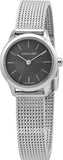 Calvin Klein Minimal Grey Dial Silver Mesh Bracelet Watch for Women - K3M23124 Buy Now By Calvin Klein