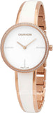 Calvin Klein Seduce Seduction White Dial Two Tone Steel Strap Watch for Women - K4E2NX1T Buy Now By Calvin Klein
