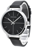 Calvin Klein Even Black Dial Black Leather Strap Watch for Women - K7B231C1 Buy Now By Calvin Klein