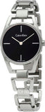 Calvin Klein Dainty Black Dial Silver Steel Strap Watch for Women - K7L23141 Buy Now By Calvin Klein