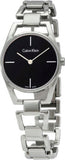 Calvin Klein Dainty Black Dial Silver Steel Strap Watch for Women - K7L23141 Buy Now By Calvin Klein