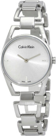 Calvin Klein Dainty Diamonds Silver Dial Sliver Steel Strap Watch for Women - K7L2314T Buy Now By Calvin Klein