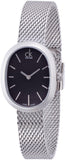 Calvin Klein Incentive Black Dial Silver Mesh Bracelet Watch for Women - K3P23121 Buy Now By Calvin Klein