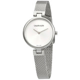 Calvin Klein Authentic White Dial Silver Mesh Bracelet Watch for Women - K8G23126 Buy Now By Calvin Klein