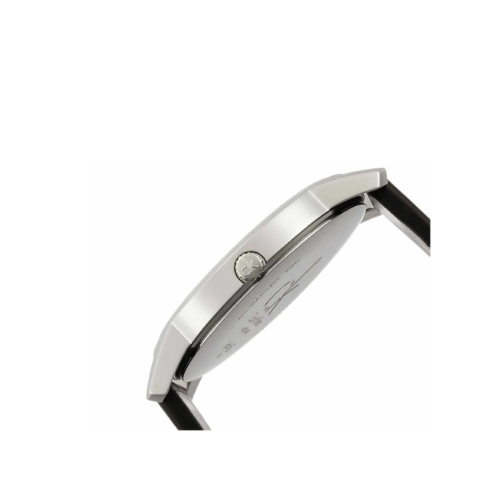 Calvin Klein City Silver Dial Black Steel Strap Watch for Men - K2G2G1CX Buy Now By Calvin Klein