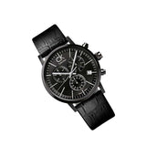 Calvin Klein Post Minimal Chronograph Black Dial Black Leather Strap Watch for Men - K7627401 Buy Now By Calvin Klein