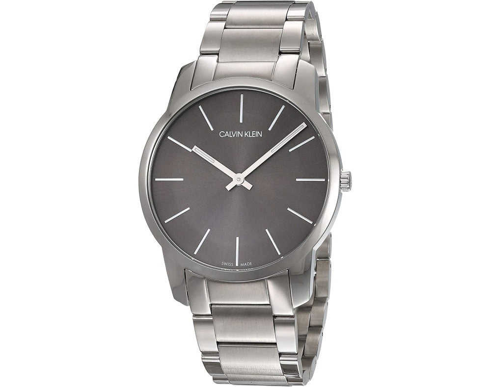Calvin Klein City Black Dial Silver Steel Strap Watch for Men - K2G21161 Buy Now By Calvin Klein