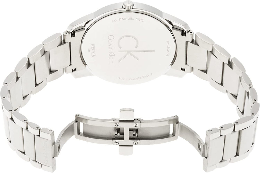 Calvin Klein City Black Dial Silver Steel Strap Watch for Men - K2G21161 Buy Now By Calvin Klein