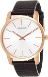 Calvin Klein City White Dial Brown Leather Strap Watch for Men - K2G21629 Buy Now By Calvin Klein