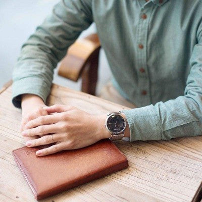 Calvin Klein City Chronograph Black Dial Silver Mesh Bracelet Watch for Men - K2G2G121 Buy Now By Calvin Klein