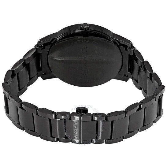 Calvin Klein City Quartz Black Dial Black Steel Strap Watch for Men - K2G2G4B1 Buy Now By Calvin Klein