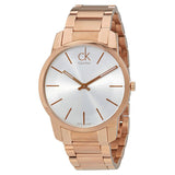 Calvin Klein City White Dial Rose Gold Steel Strap Watch for Men - K2G21646 Buy Now By Calvin Klein