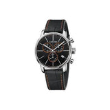 Calvin Klein City Chronograph Black Dial Black Leather Strap Watch for Men - K2G271C1 Buy Now By Calvin Klein