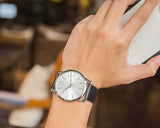 Calvin Klein City White Dial Black Leather Strap Watch For Men - K2G211C6 Buy Now By Calvin Klein