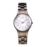 Calvin Klein Simplicity Silver Dial Grey Steel Strap Watch for Women - K4323620 Buy Now By Calvin Klein