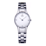 Calvin Klein Simplicity White Dial Silver Steel Strap Watch for Women - K4323101 Buy Now By Calvin Klein