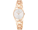 Calvin Klein Dainty White Dial Rose Gold Steel Strap Watch for Women - K7L23646 Buy Now By Calvin Klein