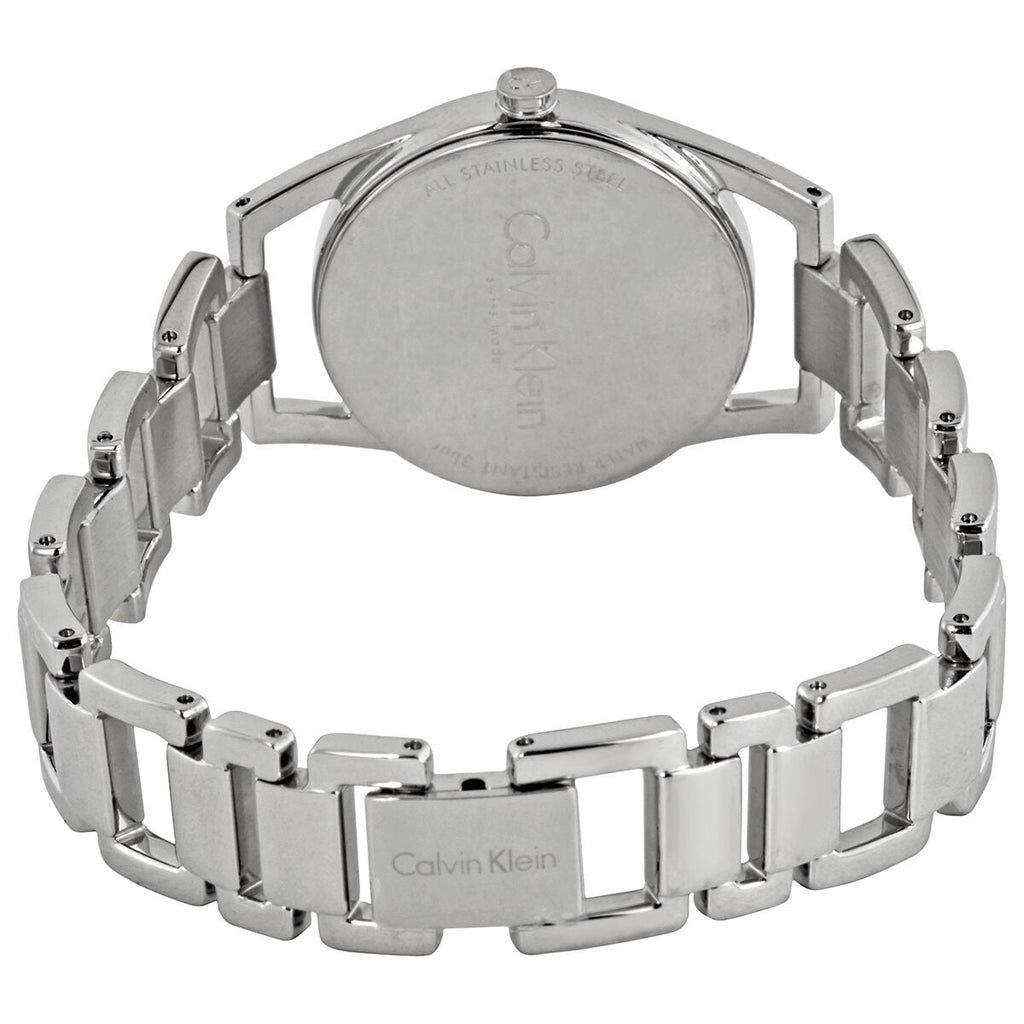 Calvin Klein Dainty Silver Dial Silver Steel Strap Watch for Women - K7L23146 Buy Now By Calvin Klein