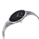 Calvin Klein Drift Black Dial Silver Steel Strap Watch for Women - K6S2N111 Buy Now By Calvin Klein