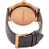 Calvin Klein Posh Silver Dial Brown Leather Strap Watch for Men - K8Q316G6 Buy Now By Calvin Klein