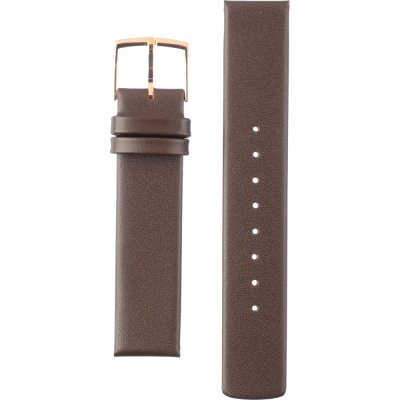 Calvin Klein Mark White Dial Brown Leather Strap Watch for Women - K3R236G6 Buy Now By Calvin Klein