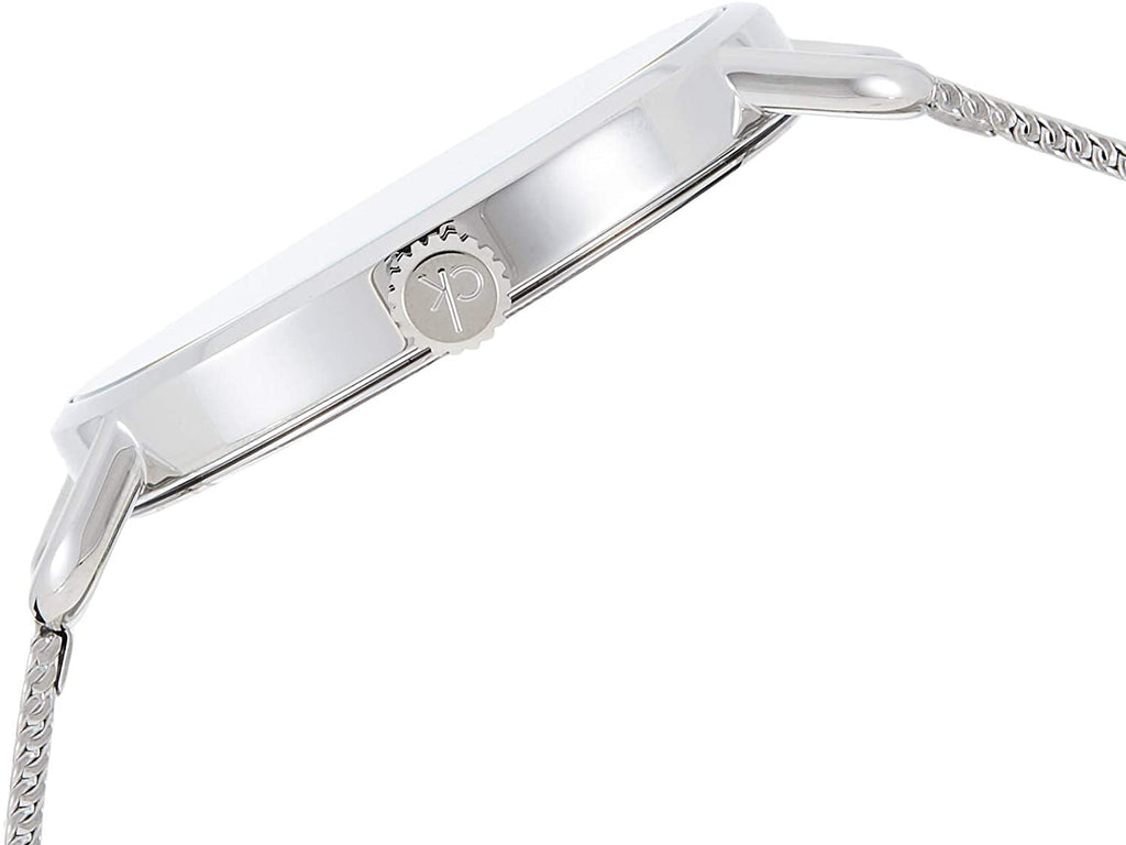 Calvin Klein Even Black Dial Silver Mesh Bracelet Watch for Women - K7B21121 Buy Now By Calvin Klein