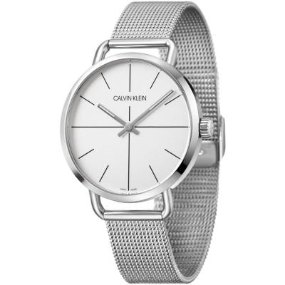 Calvin Klein Even White Dial Silver Mesh Bracelet Watch for Women - K7B23126 Buy Now By Calvin Klein