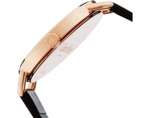 Calvin Klein Even Silver Dial Brown Leather Strap Watch for Men - K7B216G6 Buy Now By Calvin Klein