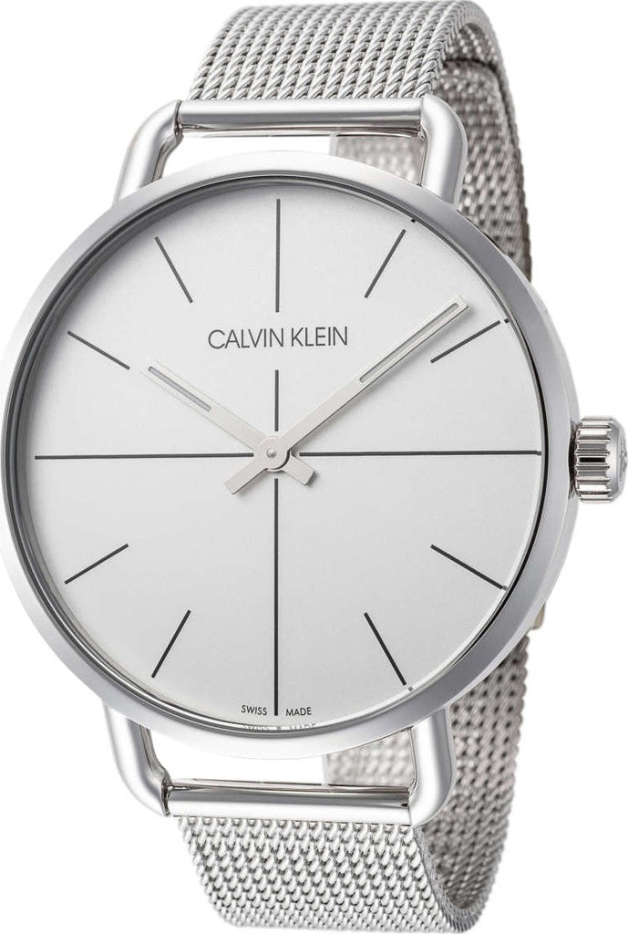 Calvin Klein Even White Dial Silver Mesh Bracelet Watch for Women - K7B23126 Buy Now By Calvin Klein