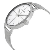 Calvin Klein Even Quartz White Dial Silver Steel Strap Watch for Women - K7B21126 Buy Now By Calvin Klein