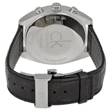 Calvin Klein Masculine Chronograph Black Dial Black Leather Strap Watch for Men - K2H27102 Buy Now By Calvin Klein
