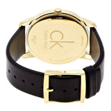 Calvin Klein City Silver Dial Black Leather Strap Watch for Men - K2G21520 Buy Now By Calvin Klein