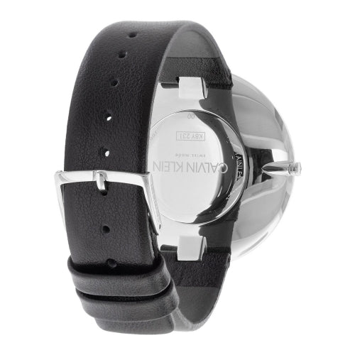 Calvin Klein Full Moon Black Dial Black Leather Strap Watch for Women - K8Y231C1 Buy Now By Calvin Klein