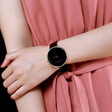 Calvin Klein Full Moon Black Dial Black Leather Strap Watch for Women - K8Y231C1 Buy Now By Calvin Klein