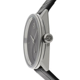 Calvin Klein Accent Black Dial Black Leather Strap Watch for Women - K2Y231C3 Buy Now By Calvin Klein