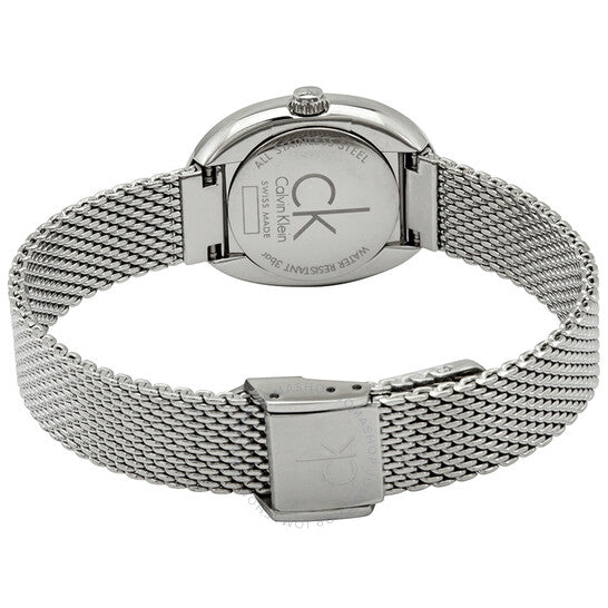Calvin Klein Incentive Silver Dial Silver Mesh Bracelet Watch for Women - K3P23126 Buy Now By Calvin Klein